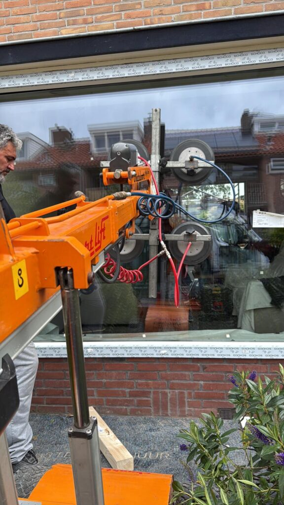 Glasplaatsing in kozijn