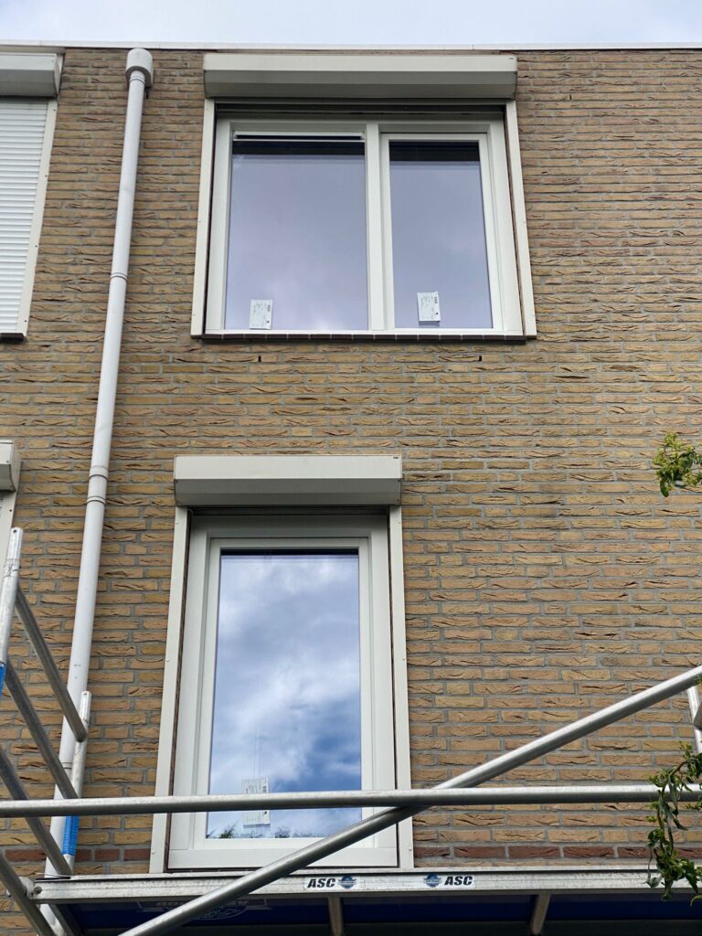 Achterzijde na afronding project kozijnen Wateringen