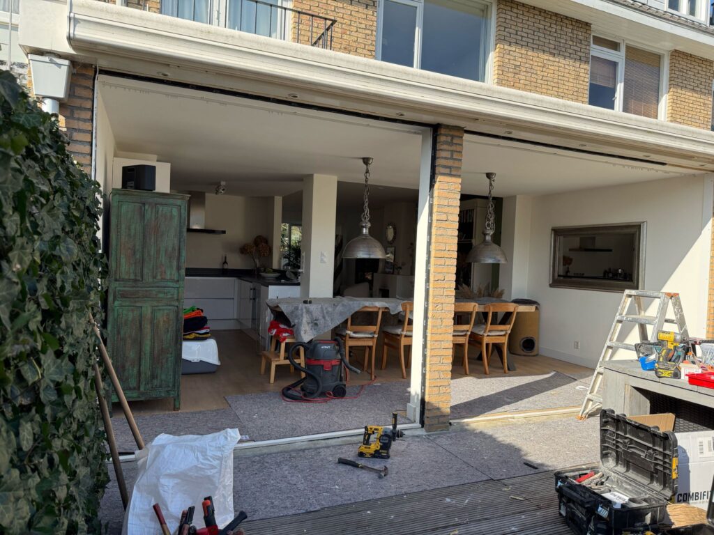 achterpui vervangen met kunststof kozijnen Wassenaar en isolerend triple glas