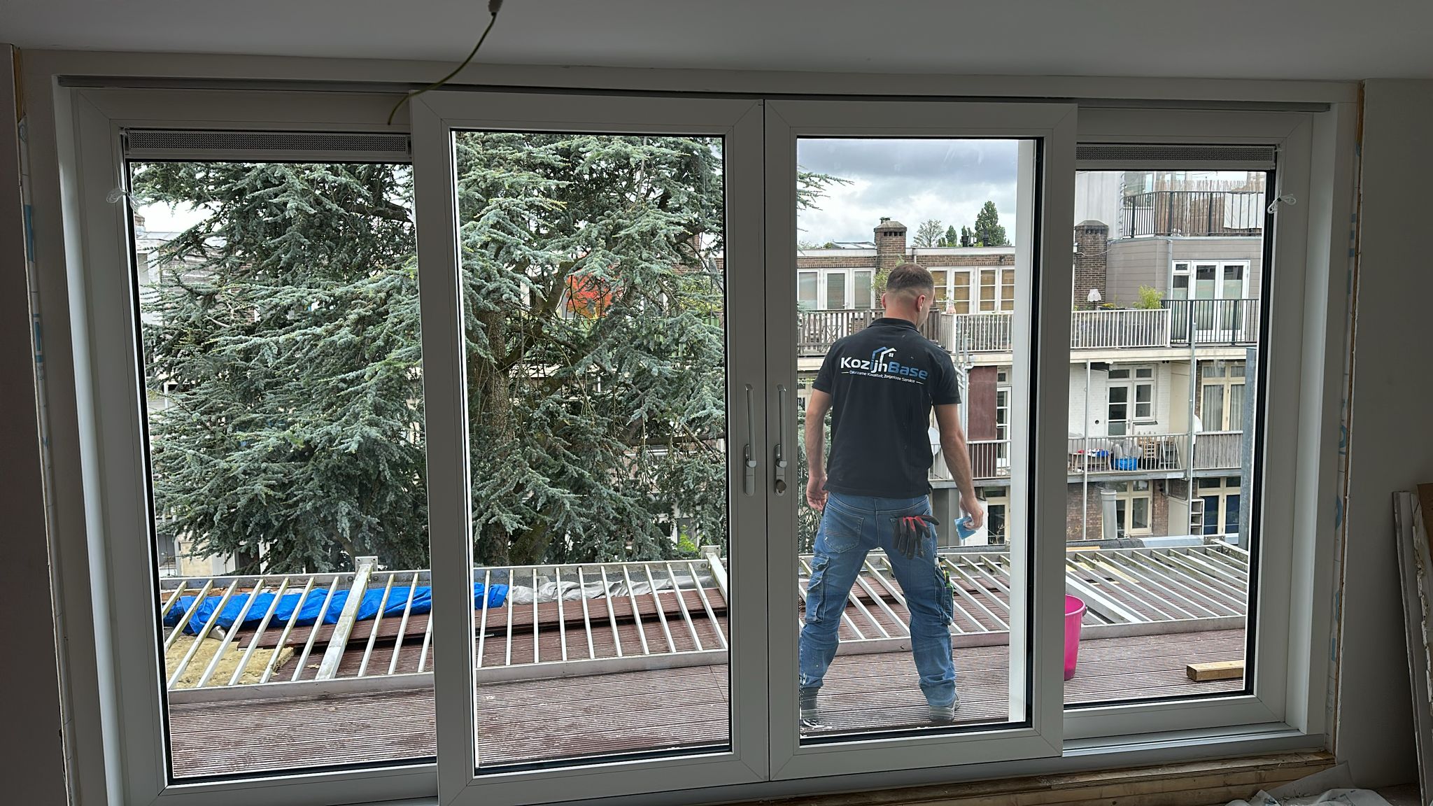 Schuifpui geplaatst in woning in Ijmuiden