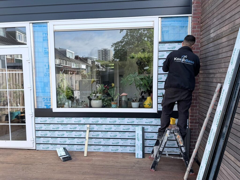 Keralit gevelbekleding plaatsen klus in Hoofddorp