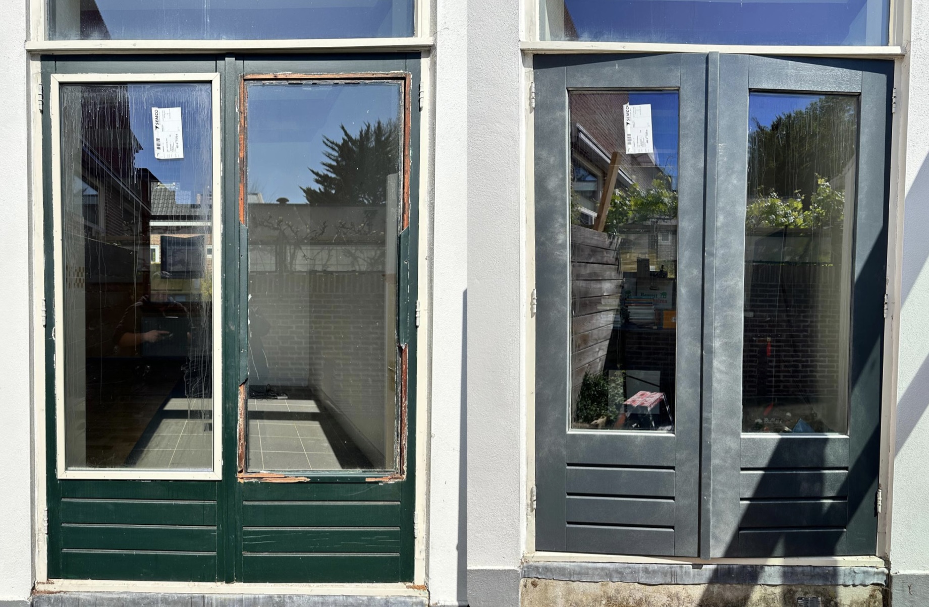 Hang en sluitwerk gemonteerd in Schiedam